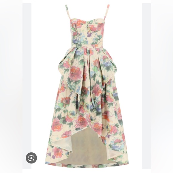 Pinko | Dresses | Pinko Two Piece Gown Floral Wedding Guest Gala Size Or  Size 2 | Poshmark